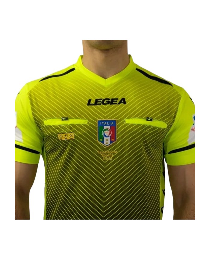 Maglia Arbitro AIA Ufficiale 20/21 Legea Manica Corta Vari Colori Unisex M1164 Maglia Arbitro AIA Ufficiale 20/21 Legea Manica Corta Vari Colori Unisex M1164