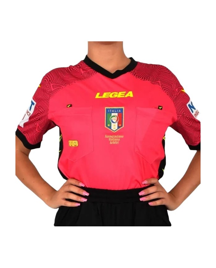 Maglia Arbitro AIA Ufficiale 22/23 Legea Manica Corta Vari Colori Unisex M1171 Maglia Arbitro AIA Ufficiale 22/23 Legea Manica Corta Vari Colori Unisex M1171
