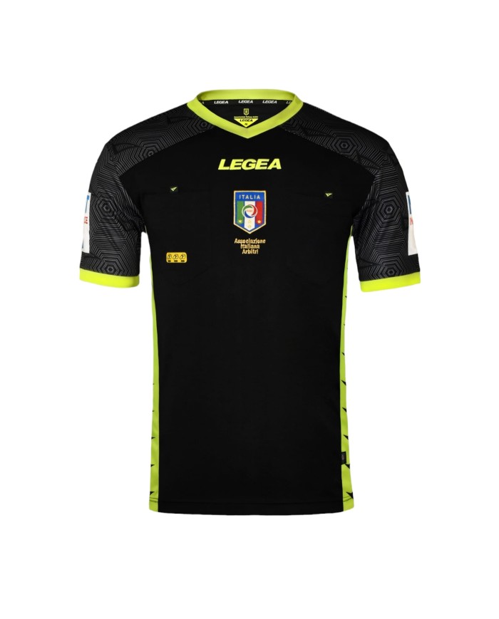 Maglia Arbitro AIA Ufficiale 22/23 Legea Manica Corta Vari Colori Unisex M1171 Maglia Arbitro AIA Ufficiale 22/23 Legea Manica Corta Vari Colori Unisex M1171