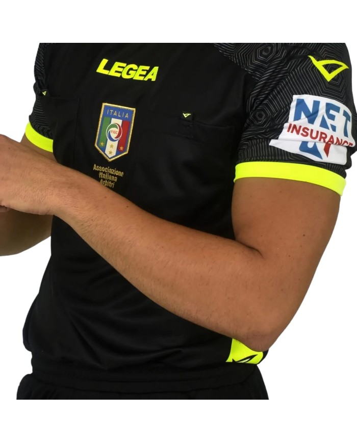 Maglia Arbitro AIA Ufficiale 22/23 Legea Manica Corta Vari Colori Unisex M1171 Maglia Arbitro AIA Ufficiale 22/23 Legea Manica Corta Vari Colori Unisex M1171