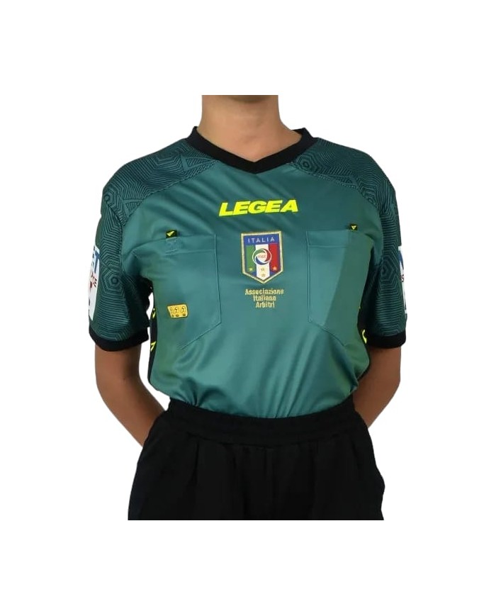Maglia Arbitro AIA Ufficiale 22/23 Legea Manica Corta Vari Colori Unisex M1171 Maglia Arbitro AIA Ufficiale 22/23 Legea Manica Corta Vari Colori Unisex M1171