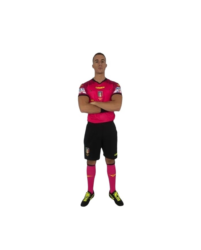 Maglia Arbitro AIA Ufficiale 22/23 Legea Manica Corta Vari Colori Unisex M1171 Maglia Arbitro AIA Ufficiale 22/23 Legea Manica Corta Vari Colori Unisex M1171