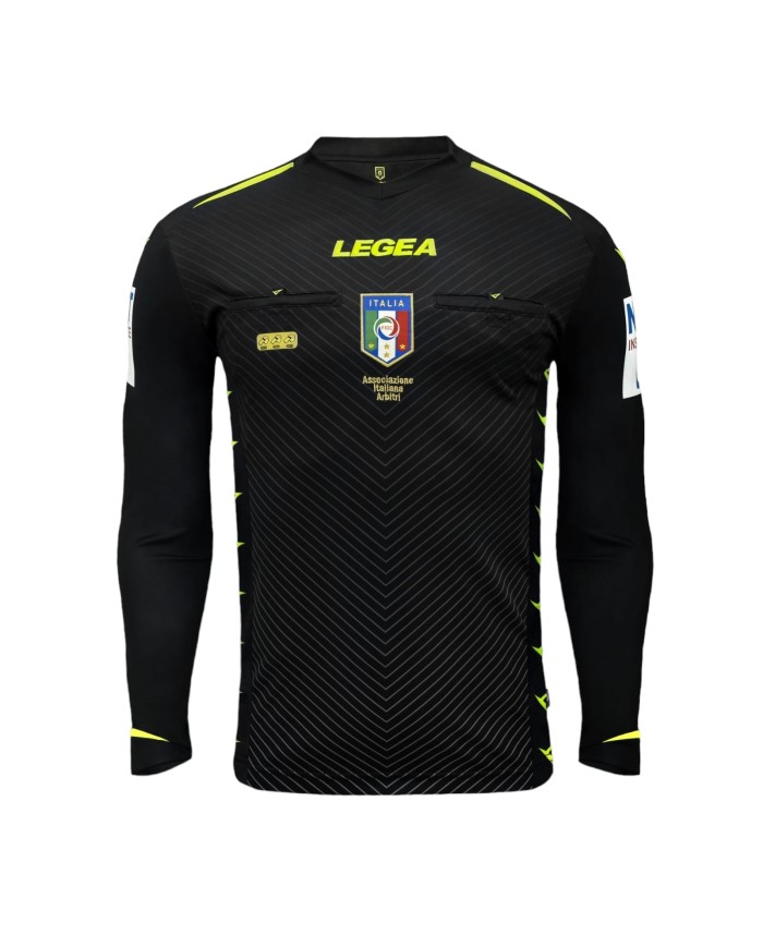 Maglia Arbitro AIA Ufficiale 20/21 Legea Manica Lunga Vari Colori Unisex M1165 Maglia Arbitro AIA Ufficiale 20/21 Legea Manica Lunga Vari Colori Unisex M1165