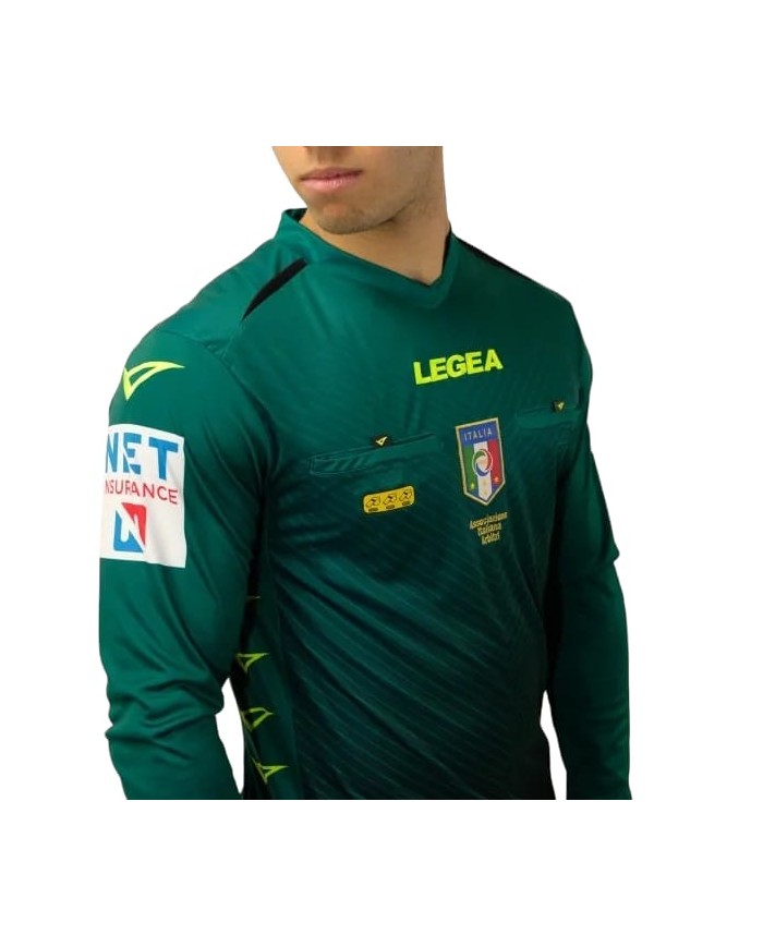 Maglia Arbitro AIA Ufficiale 20/21 Legea Manica Lunga Vari Colori Unisex M1165 Maglia Arbitro AIA Ufficiale 20/21 Legea Manica Lunga Vari Colori Unisex M1165