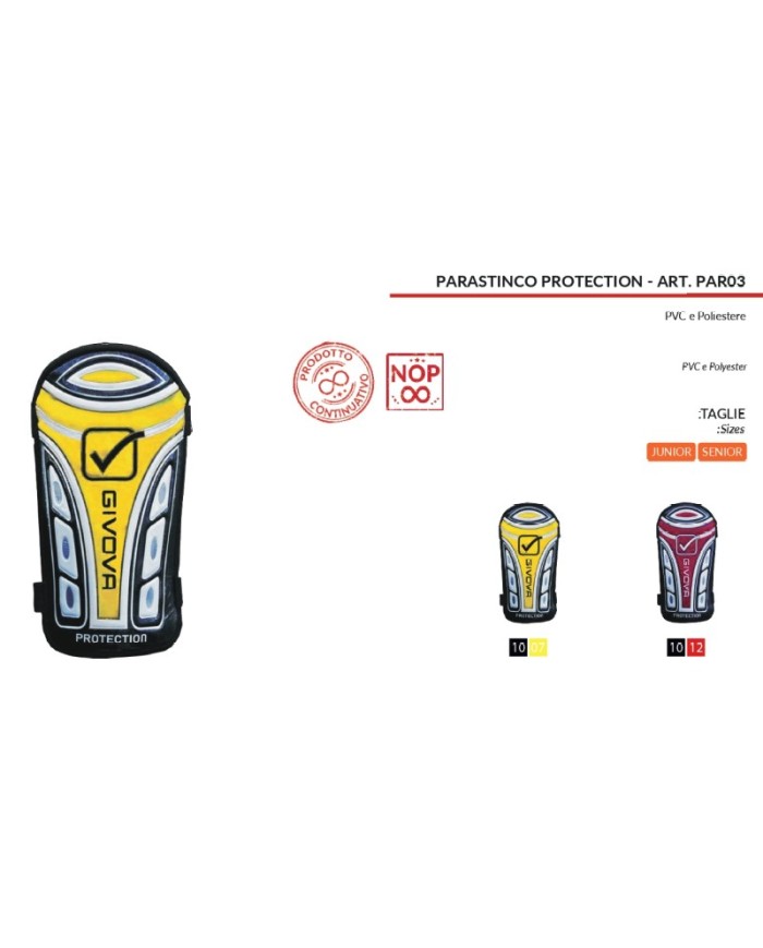 PARASTINCO PROTECTION NERO/GIALLO Tg. SENIOR PARASTINCO PROTECTION NERO/GIALLO Tg. SENIOR