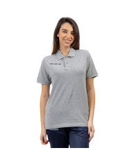 POLO COTONE PIQUET SUMMER GRIGIO MELANGE CHIARO Tg. M POLO COTONE PIQUET SUMMER GRIGIO MELANGE CHIARO Tg. M