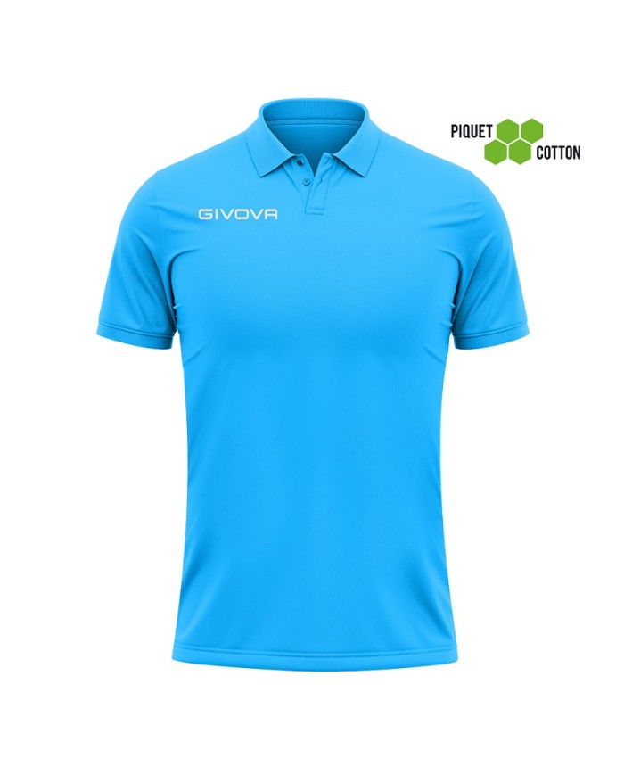 POLO COTONE PIQUET SUMMER TURCHESE Tg. 2XL POLO COTONE PIQUET SUMMER TURCHESE Tg. 2XL