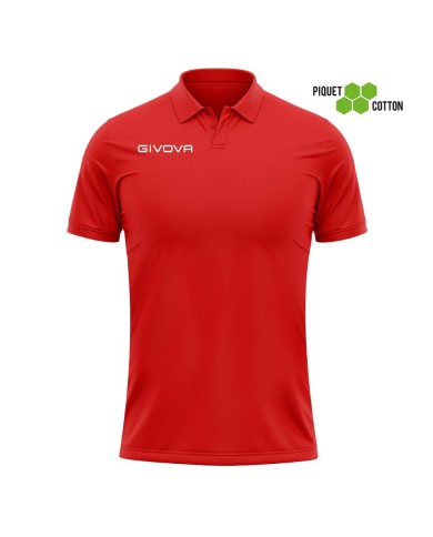 POLO COTONE PIQUET SUMMER ROSSO Tg. XS POLO COTONE PIQUET SUMMER ROSSO Tg. XS