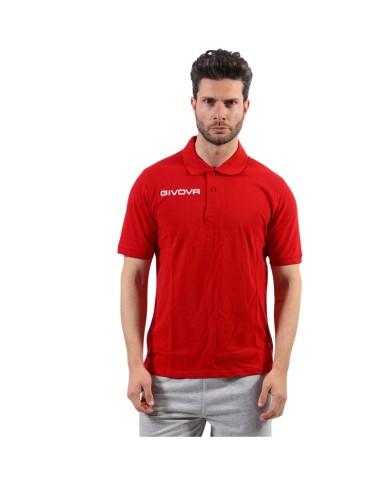Polo SUMMER Givova MA005 Cotone Piquet 180gr Rossa MA0050012 Polo SUMMER Givova MA005 Cotone Piquet 180gr Rossa MA0050012