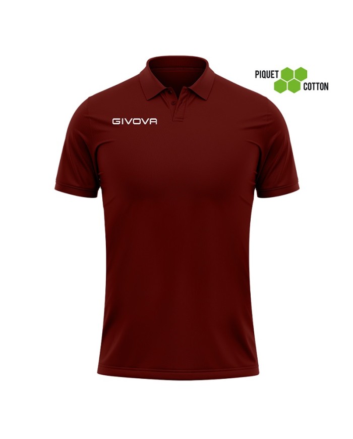 POLO COTONE PIQUET SUMMER GRANATA Tg. XS POLO COTONE PIQUET SUMMER GRANATA Tg. XS