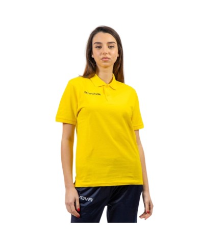 POLO COTONE PIQUET SUMMER GIALLO Tg. XS