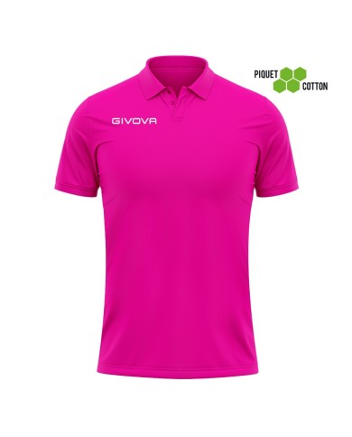 Polo SUMMER Givova MA005 Cotone Piquet 180gr Unisex Fuxia MA0050006 Polo SUMMER Givova MA005 Cotone Piquet 180gr Unisex Fuxia MA0050006