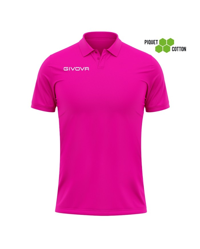 POLO COTONE PIQUET SUMMER FUXIA Tg. XS POLO COTONE PIQUET SUMMER FUXIA Tg. XS