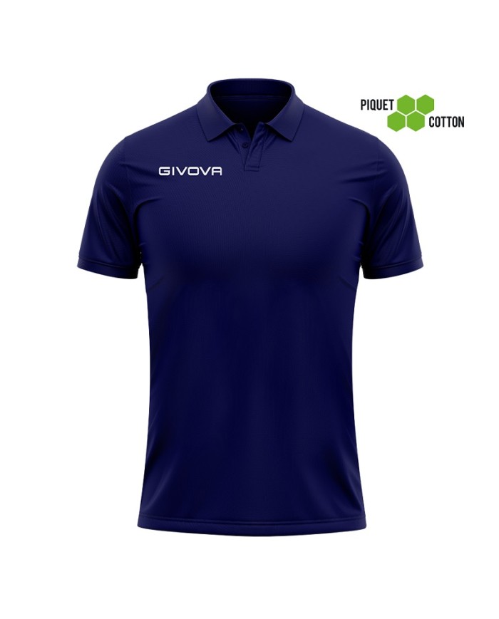 POLO COTONE PIQUET SUMMER BLU Tg. XS POLO COTONE PIQUET SUMMER BLU Tg. XS