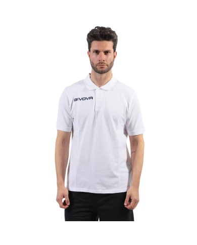Polo SUMMER Givova MA005 Cotone Piquet 180gr Bianco MA0050003 Polo SUMMER Givova MA005 Cotone Piquet 180gr Bianco MA0050003