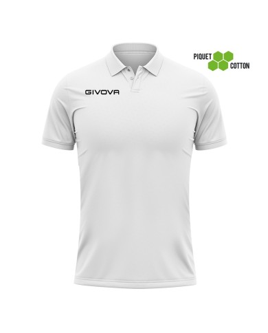 Polo SUMMER Givova MA005 Cotone Piquet 180gr Bianco MA0050003 Polo SUMMER Givova MA005 Cotone Piquet 180gr Bianco MA0050003