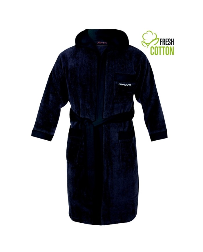 Accappatoio da Bambino Givova ACC13BIS Cotone Blu Piscina ACC13BIS0004 Accappatoio da Bambino Givova ACC13BIS Cotone Blu Piscina ACC13BIS0004
