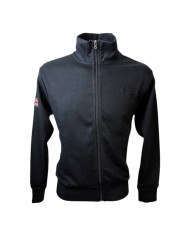 Felpa da Uomo Admiral AD2787AW007 Nera Full Zip con Cappuccio
