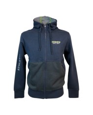 Felpa da Uomo Admiral AD2664  Felpata Full Zip Cappuccio Blu A2AD2664AW101