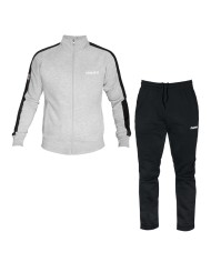 Tuta da Uomo Admiral AD2970AW144 con Cappuccio Full Zip Felpata Nero Verde