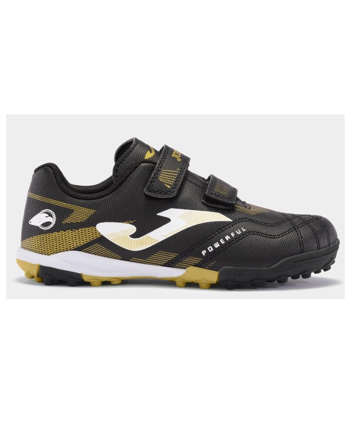 Scarpe da Calcetto Joma POJW2401TFV Powerful Jr 2401 Nere per Erba Sintetica