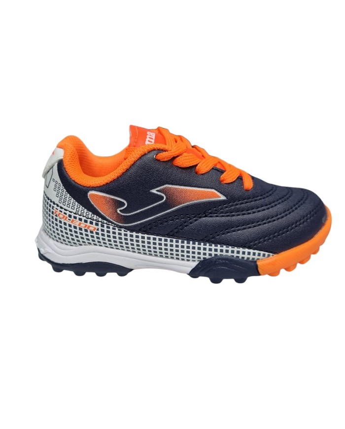 Scarpe da Calcetto Joma Toledo Jr 2104 Turf Blu Arancio TOJW2104TF