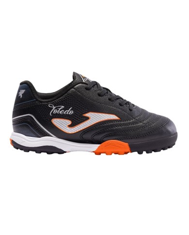 Scarpe da Calcetto Joma Toledo Jr 2401 Nero Turf Junior TOJS2401TF Scarpe da Calcetto Joma Toledo Jr 2401 Nero Turf Junior TOJS2401TF