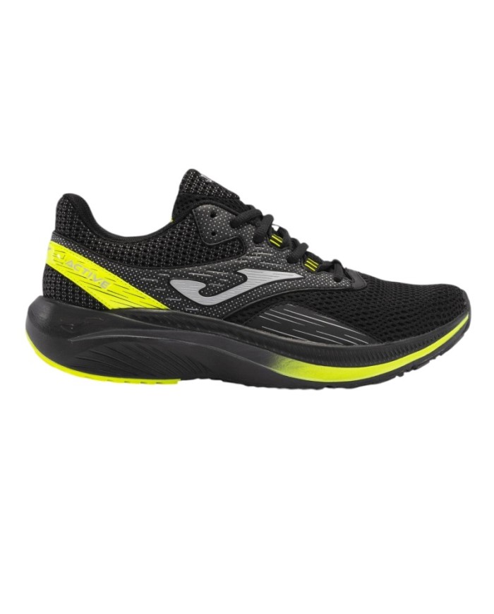 Scarpe da Running Joma Active 2431 Sneakers Adulto Nero Giallo RACTIW2431