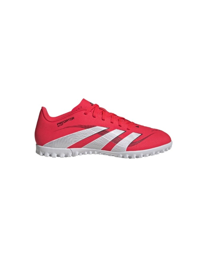 Scarpe da Calcetto Adidas Predator Club Turf Adulto Rosso Bianco ID3784