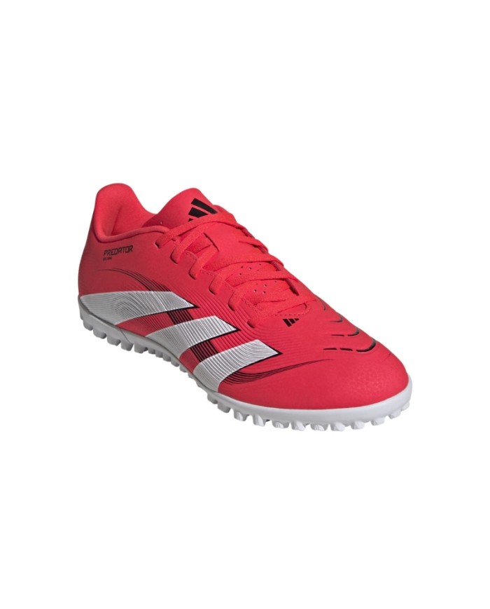 Scarpe da Calcetto Adidas Predator Club Turf Adulto Rosso Bianco ID3784