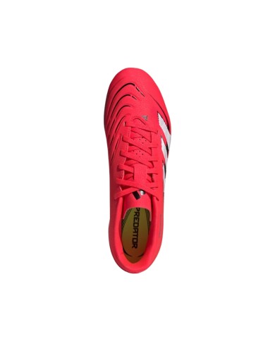 Scarpe da Calcio Adidas Predator Club FG/MG Adulto Rosso Bianco ID1326 Scarpe da Calcio Adidas Predator Club FG/MG Adulto Rosso Bianco ID1326