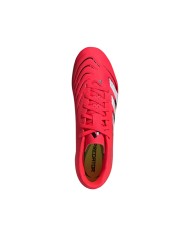 Scarpe da Calcio Adidas Predator Club FG/MG Adulto Rosso Bianco ID1326