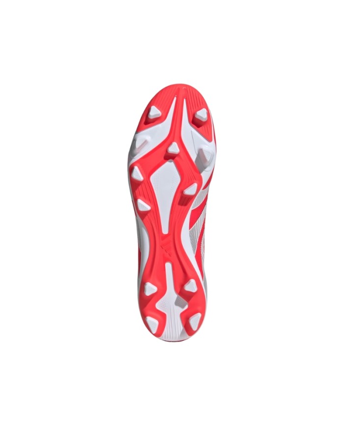 Scarpe da Calcio Adidas Predator Club FG/MG Adulto Rosso Bianco ID1326