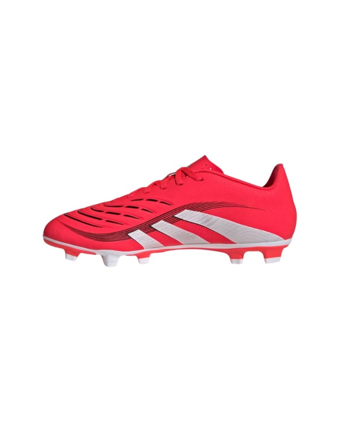 Scarpe da Calcio Adidas Predator Club FG/MG Adulto Rosso Bianco ID1326