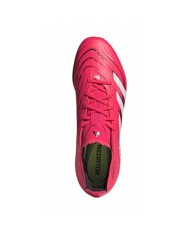 Scarpe da Calcio Adidas Predator League FG/MG Adulto Rosso Bianco ID3745