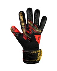 Guanti da Portiere Reusch Attrakt Silver Lattice Nero Oro 55702157075 Guanti da Portiere Reusch Attrakt Silver Lattice Nero Oro 55702157075