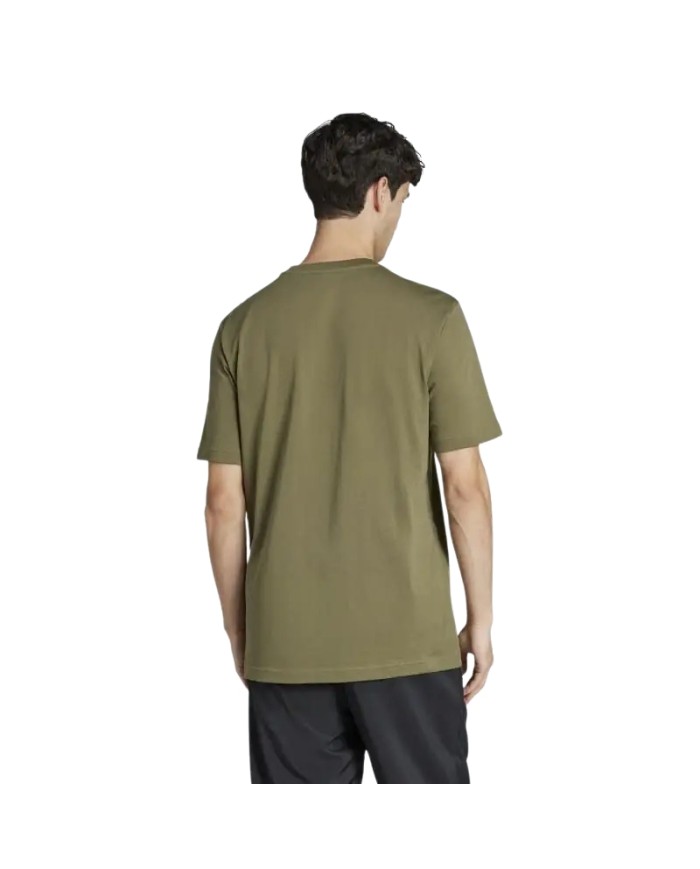 T-Shirt da Uomo Adidas Camo Graphic Verde Militare Cotone JI6759
