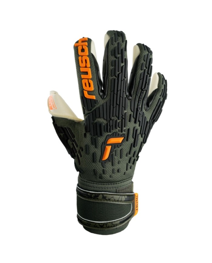 Guanti Portiere Reush Attrakt Freegel Gold X da Uomo Grigio 53709355556