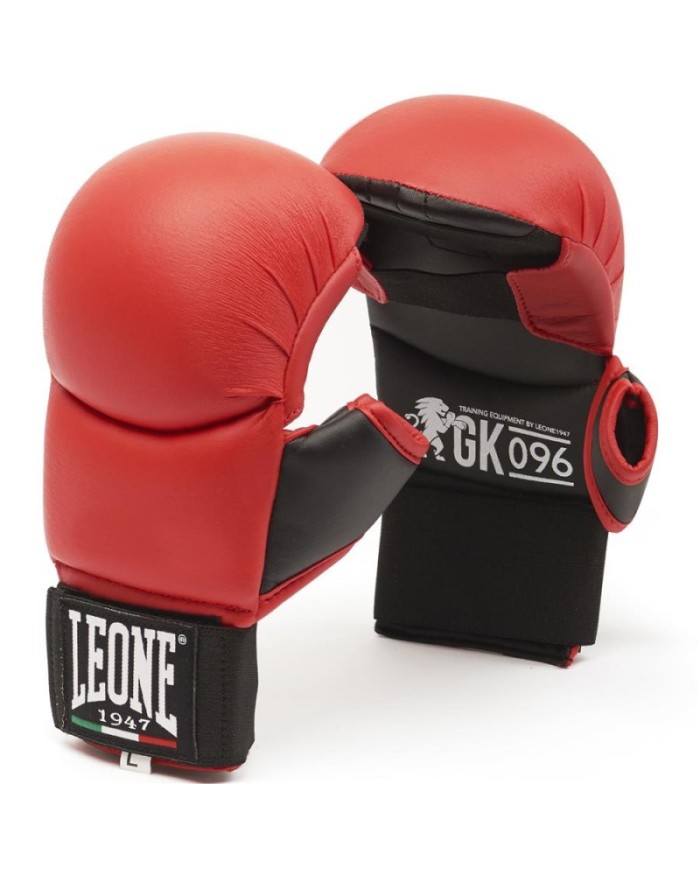 Guanti da Karate Fitness Boxe Leone 1947 Unisex Rosso GK09603