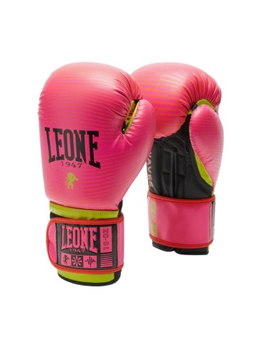 Guantoni da Boxe Leone Waves Thay MMa Kick 10OZ Fuxia GN313FX Guantoni da Boxe Leone Waves Thay MMa Kick 10OZ Fuxia GN313FX