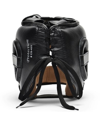 Casco Protettivo Leone Protection in Pelle CS425 Arti Marziali Boxe Nero Casco Protettivo Leone Protection in Pelle CS425 Arti Marziali Boxe Nero