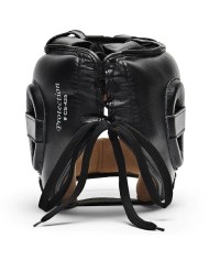 Casco Protettivo Leone Protection in Pelle CS425 Arti Marziali Boxe Nero