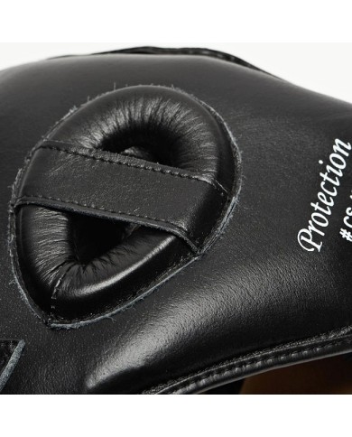Casco Protettivo Leone Protection in Pelle CS425 Arti Marziali Boxe Nero Casco Protettivo Leone Protection in Pelle CS425 Arti Marziali Boxe Nero