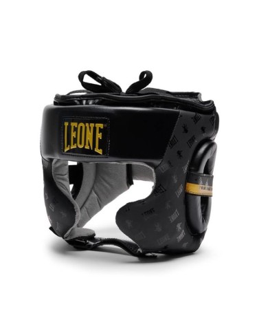 Casco Protettivo Leone DNA Head Gear Adulto Nero Oro MMA Boxe CS445 Casco Protettivo Leone DNA Head Gear Adulto Nero Oro MMA Boxe CS445