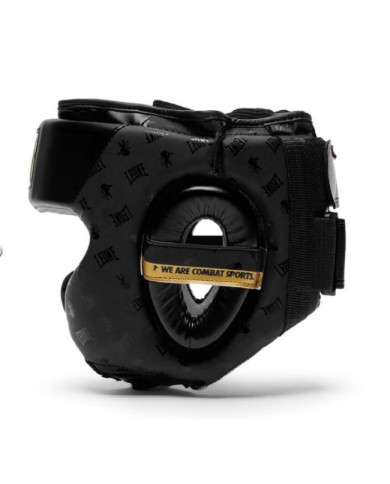 Casco Protettivo Leone DNA Head Gear Adulto Nero Oro MMA Boxe CS445 Casco Protettivo Leone DNA Head Gear Adulto Nero Oro MMA Boxe CS445