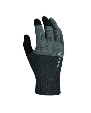 Guanti da Adulto Nike Knitted Tech Grip Sport Calcio Running Nero Grigio N1000662072