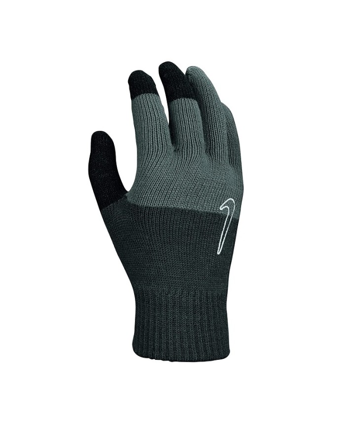 Guanti da Adulto Nike Knitted Tech Grip Sport Calcio Running Nero Grigio N1000662072