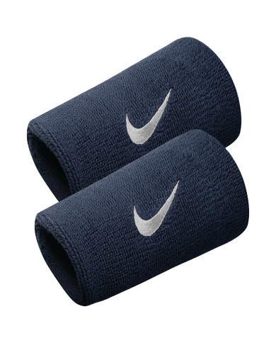 Polsini Nike Wristbands Coppia Polsini Tergisudore Blu Bianco Tennis NNN05416OS Polsini Nike Wristbands Coppia Polsini Tergisudore Blu Bianco Tennis NNN05416OS