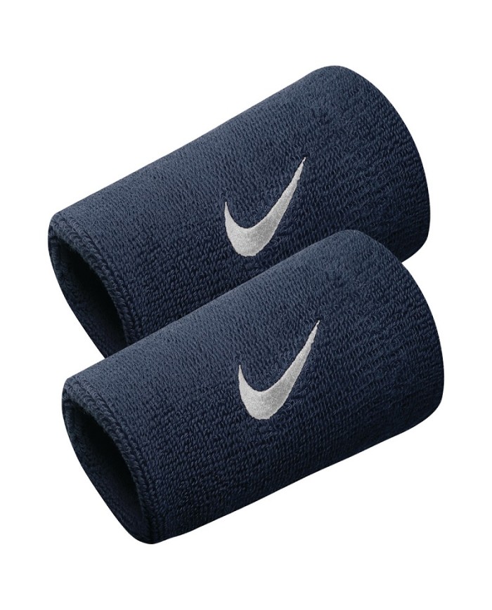 Polsini Nike Wristbands Coppia Polsini Tergisudore Blu Bianco Tennis NNN05416OS Polsini Nike Wristbands Coppia Polsini Tergisudore Blu Bianco Tennis NNN05416OS