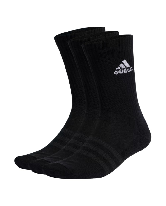 Calzini Adidas Cushioned 3 Paia IC1310 Cotone Unisex Neri